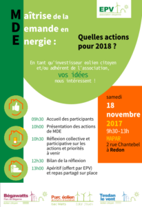Invitation à participer à la matinée de réflexion sur la MDE